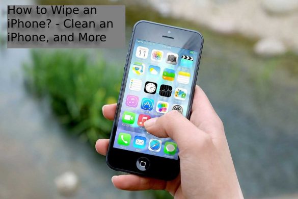 Wipe an iPhone