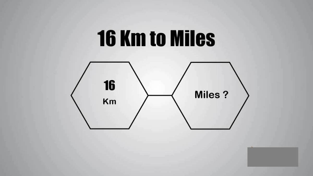 16km To Miles [16 Kilometers to Miles]