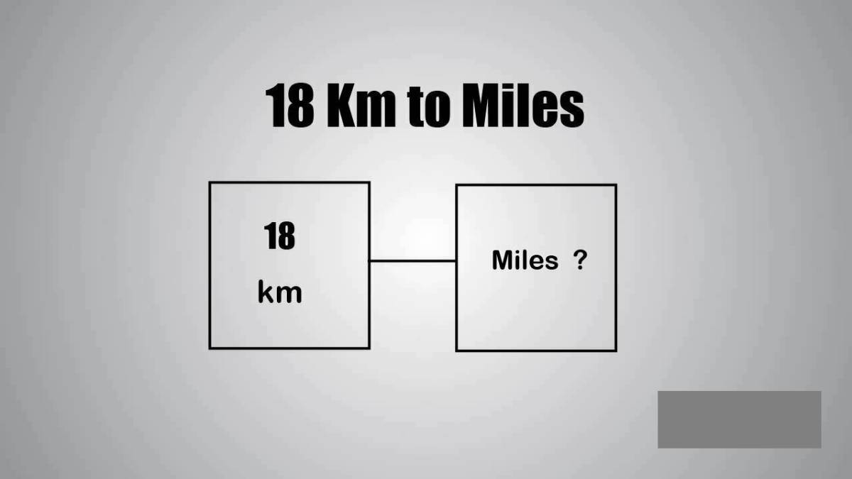 18km to Miles[18 kilometers to Miles]
