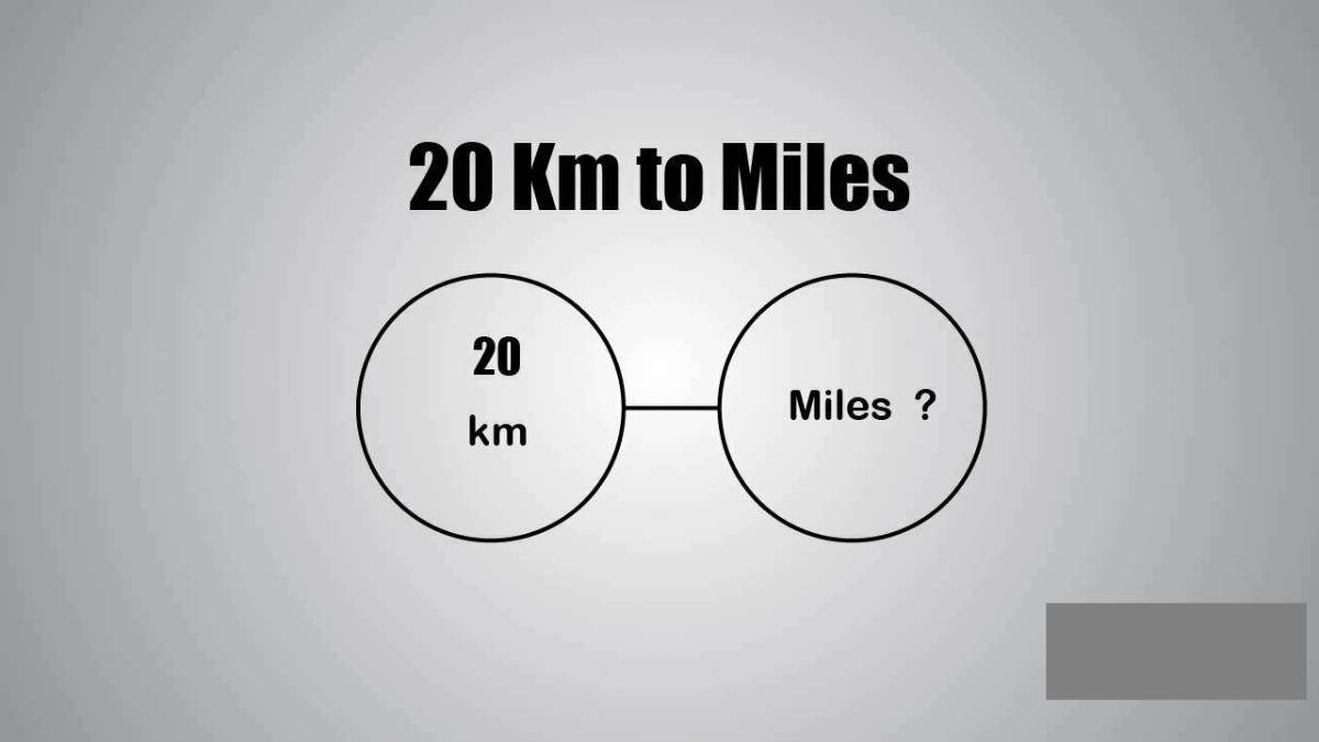 20km To Miles [20 Kilometers to Miles]