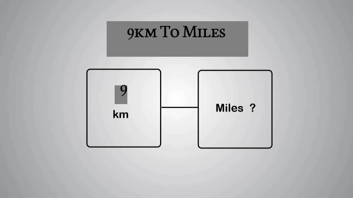 9km To Miles [9 Kilometers to Miles]