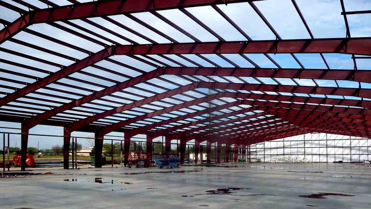 What types of structures can you build using prefabricated steel kits?