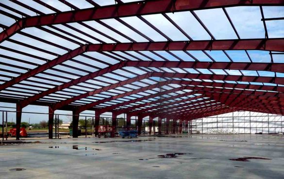 What types of structures can you build using prefabricated steel kits_