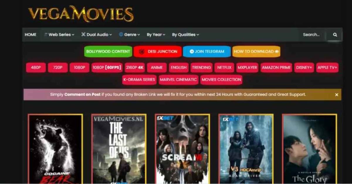 Vegamovies Download Link Features & Steps