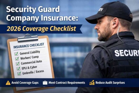 security guard contract checklist